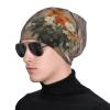 Beautiful Window Sill Warm and Breathable Men's and Women's Universal Versatile Brimless Hat, for Daily Home and Outdoor Activities Clothing Accessories Black view 4