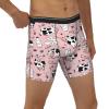 ACTYDER Cute Milk Cow Men's Boxer Briefs, Mens Trunks Underwear Wicking-Breathable Underpants Large Black view 4