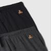 GAP Baby Boys 2-Pack Pull-on Pants Charcoal HTHR Grey 12-18M view 3