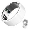 WeiQiuOutdr Smart Ring Health Tracker, Continuously Records Sleep Quality, Heart Rate, Temperature, Blood Oxygen and Pedometer,Great Gift,White, Size #9 view 1