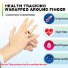 WeiQiuOutdr Smart Ring Health Tracker, Continuously Records Sleep Quality, Heart Rate, Temperature, Blood Oxygen and Pedometer,Great Gift,White, Size #9 view 3