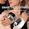 WeiQiuOutdr Smart Ring Health Tracker, Continuously Records Sleep Quality, Heart Rate, Temperature, Blood Oxygen and Pedometer,Great Gift,White, Size #9 view 4