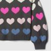 GAP Girls Intarsia Sweater Green Stars M view 3