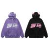 Udeniy Fashion Y2K Sweatshirt Hoodie For Womens Zip Up Graphic Winter Jacket Mens Long Sleeve Retro Harajuku Streetwear view 3