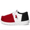 Hey Dude Men Wally Tri Varsity Mesh Red/Navy 14 Medium view 4
