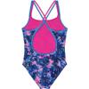 Under Armour Girls' One Piece Swimsuit, UPF 50+ Sun Protection, Quick Drying Bathing Suit, Photon Blue, 5 view 2
