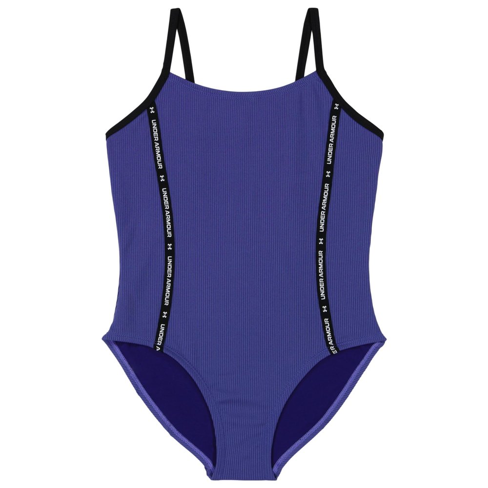 Under Armour Girl's Taping One-Piece Swimsuit (Big Kid) Starlight 14 Big Kid
