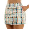 Zac & Rachel Women's New Millennium Pull-On Skort, Lemon Drop Plaid, 16 view 2
