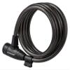 Schwinn Bike Cable Lock with Keys, 6 ft x 10 mm, Black, Braided Steel, Durable Vinyl Cover, Carrying Bracket for Storage and Transport, Anti Theft Protection, Bike Lock Cable for Security view 3