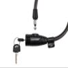 Schwinn Bike Cable Lock with Keys, 6 ft x 10 mm, Black, Braided Steel, Durable Vinyl Cover, Carrying Bracket for Storage and Transport, Anti Theft Protection, Bike Lock Cable for Security view 4