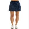 Zac & Rachel Women's New Millennium Pull-On Skort, Navy Multi Dot, 18 view 1