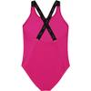 Under Armour Girls' One Piece Swimsuit, UPF 50+ Sun Protection, Quick Drying Bathing Suit, Rebel Pink Racer, 5 view 2