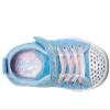 Skechers Girls Twinkle Toes: Twinkle Sparks Sequin Party Slip-On Sneakers, LightBlue/Multi, 11.5 view 2