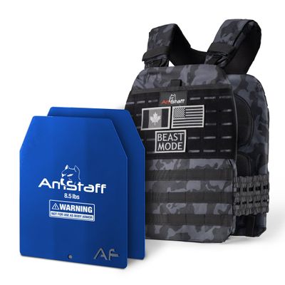 Amstaff Weighted Vest - Adjustable Weight Vests for Men & Women - Versatile Wearable Weighted Vest for Fitness Workouts, Strength and Endurance Training, Running