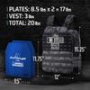 Amstaff Weighted Vest - Adjustable Weight Vests for Men & Women - Versatile Wearable Weighted Vest for Fitness Workouts, Strength and Endurance Training, Running view 2