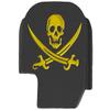 NDZ Performance Slide Cover Back Plate for Sig P365 P365X P365 XL P365 X Macro 9mm .380, Black Aluminum with Light Gold Laser Engraved Skull Images - Skull Jolly Roger 2 view 1