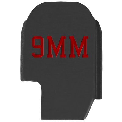 NDZ Performance Slide Cover Back Plate for Sig P365 P365X P365 XL P365 X Macro 9mm .380, Black Aluminum with Red Laser Engraved Popular Images - 9MM Caliber