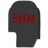 NDZ Performance Slide Cover Back Plate for Sig P365 P365X P365 XL P365 X Macro 9mm .380, Black Aluminum with Red Laser Engraved Popular Images - 9MM Caliber view 1