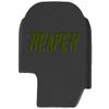 NDZ Performance Slide Cover Back Plate for Sig P365 P365X P365 XL P365 X Macro 9mm .380, Black Aluminum with Olive Drab Green Laser Engraved Skull Images - Reaper Text view 1