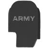NDZ Performance Slide Cover Back Plate for Sig P365 P365X P365 XL P365 X Macro 9mm .380, Black Aluminum with Silver Laser Engraved Patriotic Images - Army Text view 1