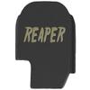 NDZ Performance Slide Cover Back Plate for Sig P365 P365X P365 XL P365 X Macro 9mm .380, Black Aluminum with Flat Dark Earth Laser Engraved Skull Images - Reaper Text view 1