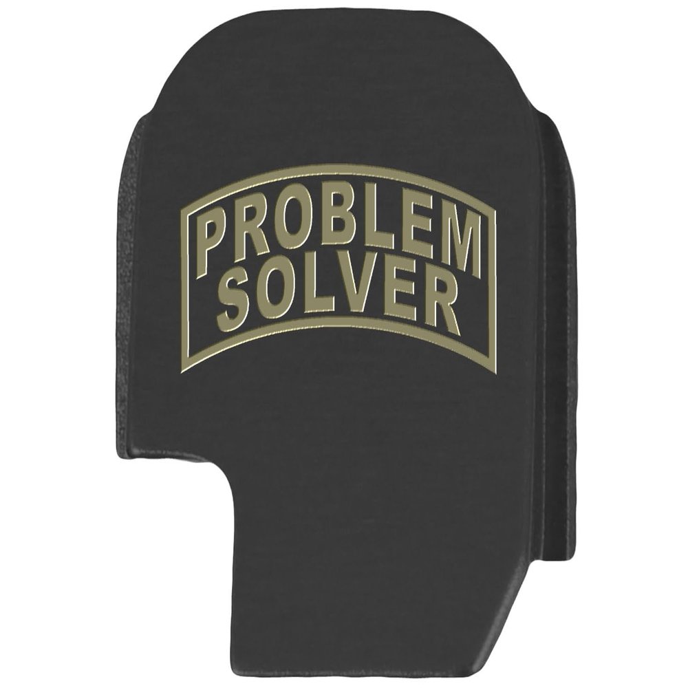 NDZ Performance Slide Cover Back Plate for Sig P365 P365X P365 XL P365 X Macro 9mm .380, Black Aluminum with Flat Dark Earth Laser Engraved Popular Images - Problem Solver Tab