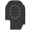 NDZ Performance Slide Cover Back Plate for Sig P365 P365X P365 XL P365 X Macro 9mm .380, Black Aluminum with Flat Dark Earth Laser Engraved Patriotic Images - 13 Stars Circle view 1