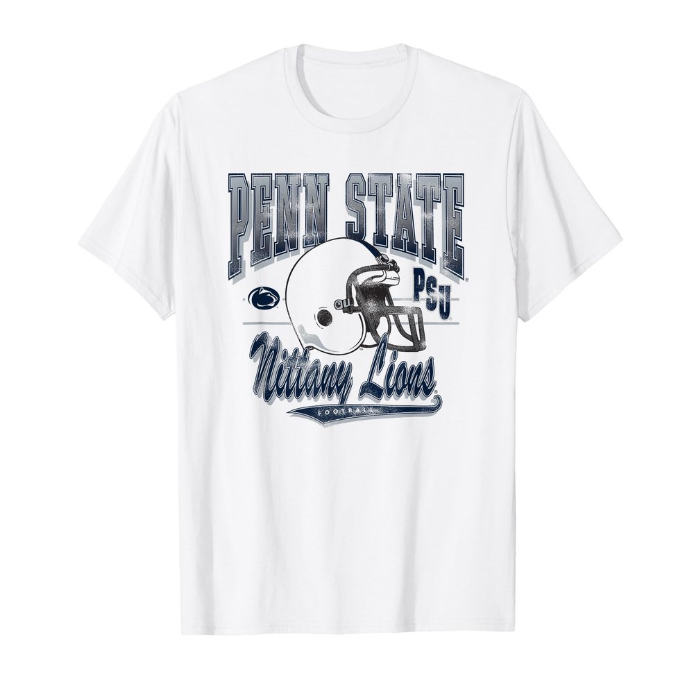 Penn State Nittany Lions Vintage Football 90's PSU White T-Shirt
