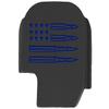 NDZ Performance Slide Cover Back Plate for Sig P365 P365X P365 XL P365 X Macro 9mm .380, Black Aluminum with Dark Blue Laser Engraved Trending Images - Stars Bullets US Flag view 1