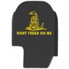 NDZ Performance Slide Cover Back Plate for Sig P365 P365X P365 XL P365 X Macro 9mm .380, Black Aluminum with Light Gold Laser Engraved Patriotic Images - Don't Tread On Me view 1