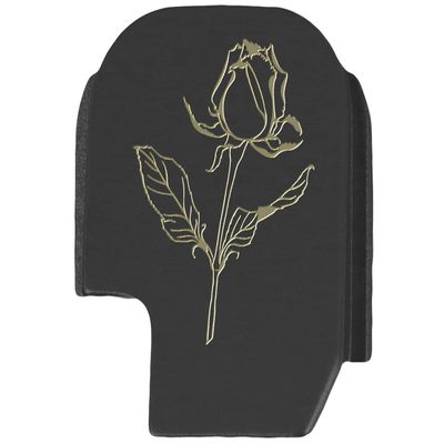 NDZ Performance Slide Cover Back Plate for Sig P365 P365X P365 XL P365 X Macro 9mm .380, Black Aluminum with Flat Dark Earth Laser Engraved Nature Images - Rose Flower