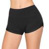 ALWAYS Women's Super Soft Casual Yoga Workout Shorts with Hem Black S view 4