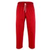 TRUESAGA - Solid Color Regular Karate Pants 8 Oz Cotton-Poly Light Weight Unisex (Red, 3) view 1