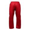 TRUESAGA - Solid Color Regular Karate Pants 8 Oz Cotton-Poly Light Weight Unisex (Red, 3) view 4