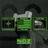 NDZ Performance Slide Cover Back Plate for Sig P365 P365X P365 XL P365 X Macro 9mm .380, Black Aluminum with Olive Drab Green Laser Engraved Popular Images - Trucker Mudflap Girl view 2