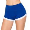 ALWAYS Women's Super Soft Casual Yoga Workout Shorts with Hem RoyalBlue White S view 4