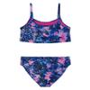 Under Armour Girls' Two Piece Bikini Swimsuit, UPF 50+ Sun Protection, Quick Drying Bathing Suit, Photon Blue Dye, 7 view 2