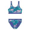 Under Armour Girls' Two Piece Bikini Swimsuit, UPF 50+ Sun Protection, Quick Drying Bathing Suit, Turquoise Dissolve, 16 view 1