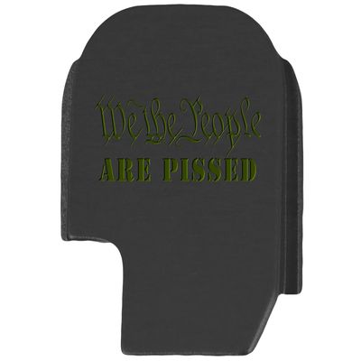 NDZ Performance Slide Cover Back Plate for Sig P365 P365X P365 XL P365 X Macro 9mm .380, Black Aluminum with Olive Drab Green Laser Engraved Trending Images - We The People are Pissed