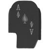 NDZ Performance Slide Cover Back Plate for Sig P365 P365X P365 XL P365 X Macro 9mm .380, Black Aluminum with Silver Laser Engraved Popular Images - Ace of Spades Card Layout view 1
