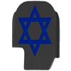 NDZ Performance Slide Cover Back Plate for Sig P365 P365X P365 XL P365 X Macro 9mm .380, Black Aluminum with Dark Blue Laser Engraved Spiritual Images - Star of David Mogen view 1