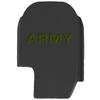 NDZ Performance Slide Cover Back Plate for Sig P365 P365X P365 XL P365 X Macro 9mm .380, Black Aluminum with Olive Drab Green Laser Engraved Patriotic Images - Army Text view 1