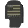 NDZ Performance Slide Cover Back Plate for Sig P365 P365X P365 XL P365 X Macro 9mm .380, Black Aluminum with Flat Dark Earth Laser Engraved US Flag Patriotic Images - US Flag Veteran view 1
