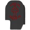 NDZ Performance Slide Cover Back Plate for Sig P365 P365X P365 XL P365 X Macro 9mm .380, Black Aluminum with Red Laser Engraved Spiritual Images - Veritas Aequitas 1 view 1