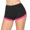 ALWAYS Women's Super Soft Casual Yoga Workout Shorts with Hem Black Neonpink S view 4