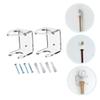 Happyyami 1 Set Baseball Storage Rack Baseball Bat Showing Bat Support Wall Mounted Bat Rack Baseball Holder Baseball Display Wall Mount Display Bat Household Acrylic Softball Bat view 4