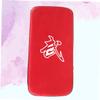 GANAZONO 1piece Kickboxing Training Foot Pad Red Taekwondo Pu Pad for Kicks Lightweight Sparring Equipment for Karate and Martial Arts Practice view 3