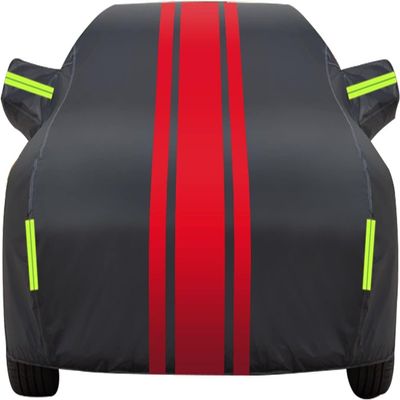 Car Cover Compatible with Citroen DS3 Outdoor Car Covers All Weather Waterproof Breathable Large Car Cover with Zipper,Custom Full Car Cover,for Snow Rain Dust Protection ( Color : C , Size : Thin )