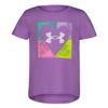 UA Quad Heart Logo SS, Provence Purple Heart, 4 view 1