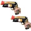 Large LED Light-Up Blaster with Sound (8.5) Adult Size Blade Runner Toy Pistol. Gold Silver and Black with Orange Tip. Batteries Included (2, Gold) view 1